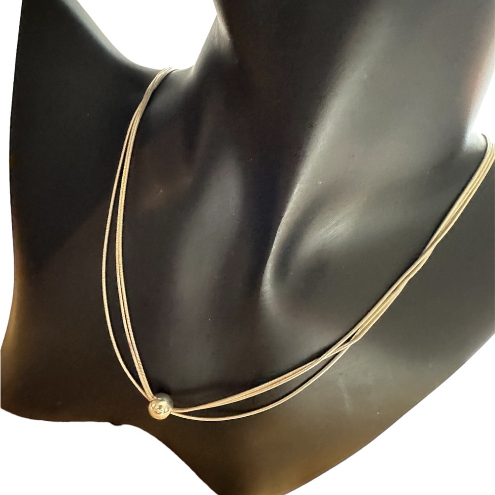 Sterling Silver Silpada Multi Strand Ball Necklace